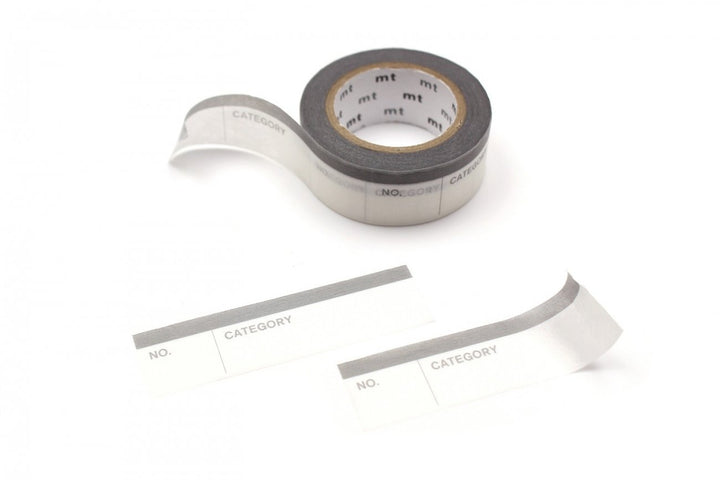 MT Perforated Label Tape - Number &amp; Category — with packaging