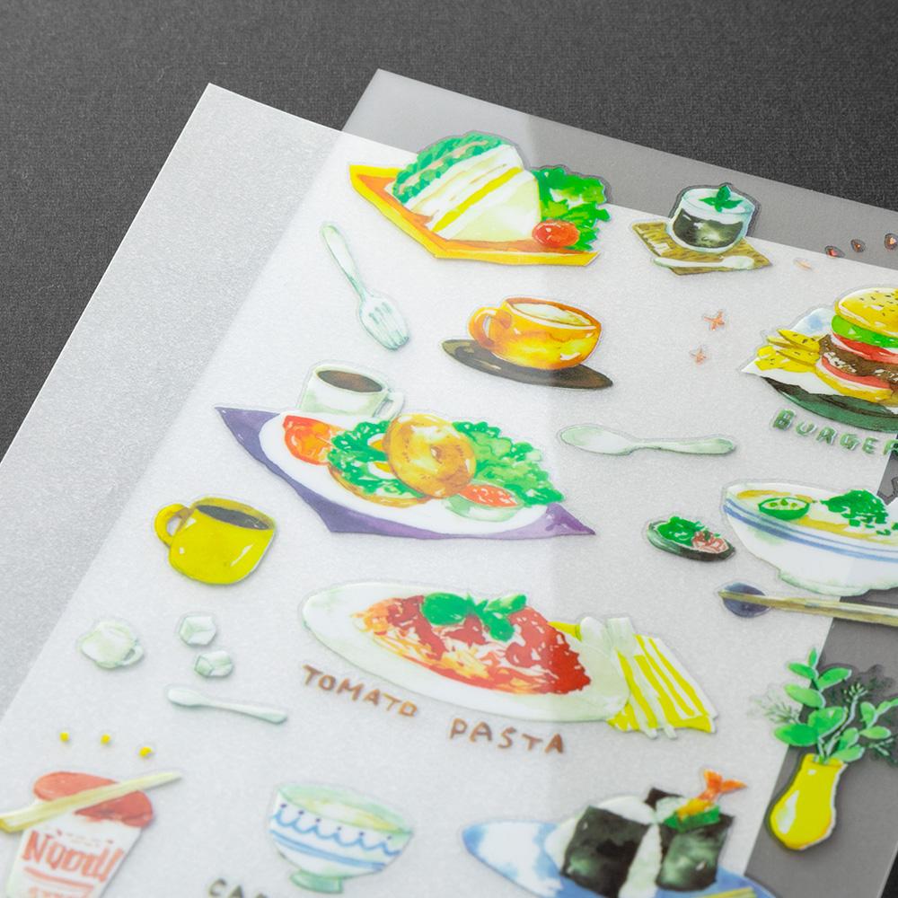 Midori Transfer Sticker - Lunch Motifs — detail view