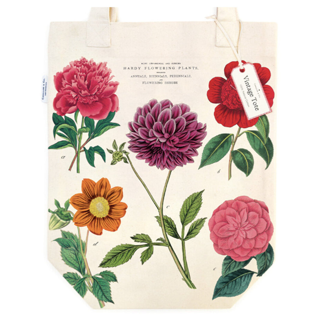 Cavallini & Co. Botanica Tote Bag — front view