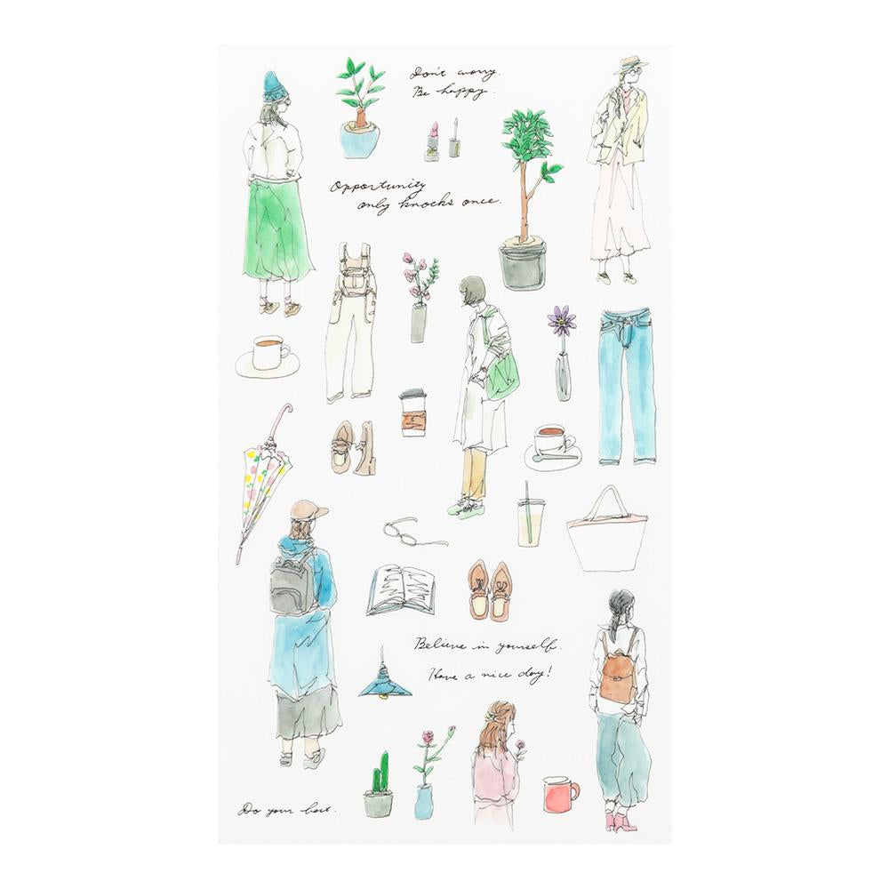 Midori Transfer Sticker - Fashion Motifs — side view