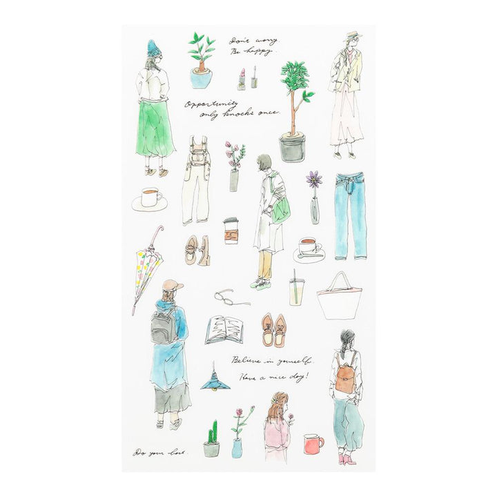 Midori Transfer Sticker - Fashion Motifs — side view