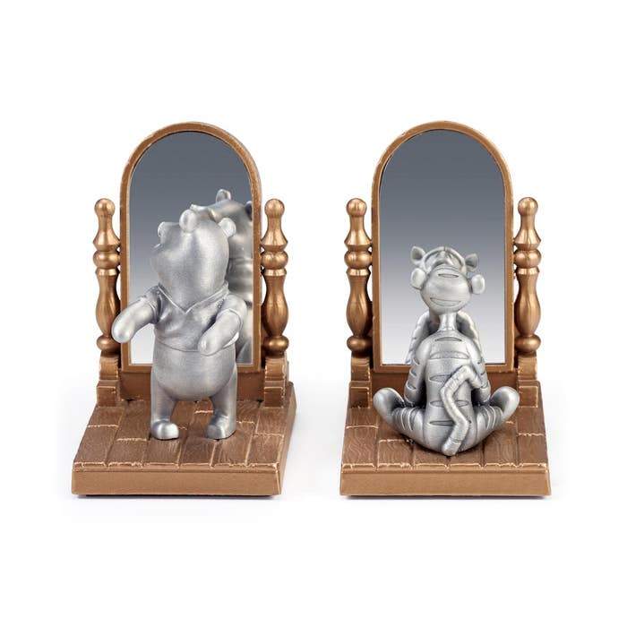 Royal Selangor Winnie The Pooh Bookend Pair - Pooh &amp; Tigger — front view