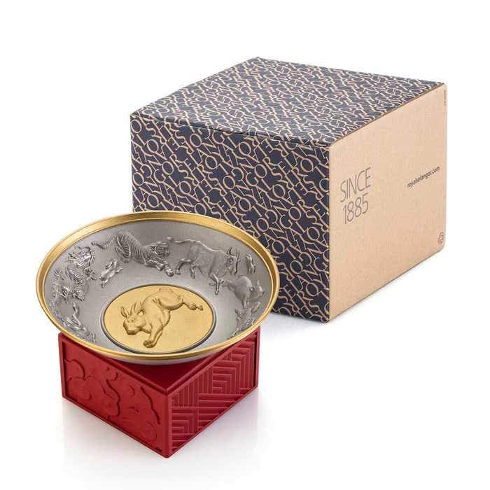 Royal Selangor 2023 Year of the Rabbit Wealth Bowl — flat lay