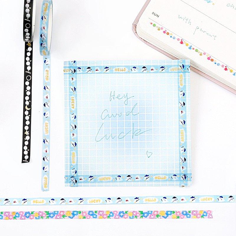 BGM Little Morning Glory Masking Tape — with packaging
