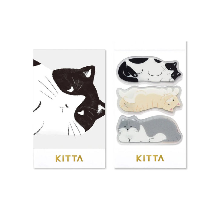 KITTA Clear Tape - Cats — roll front