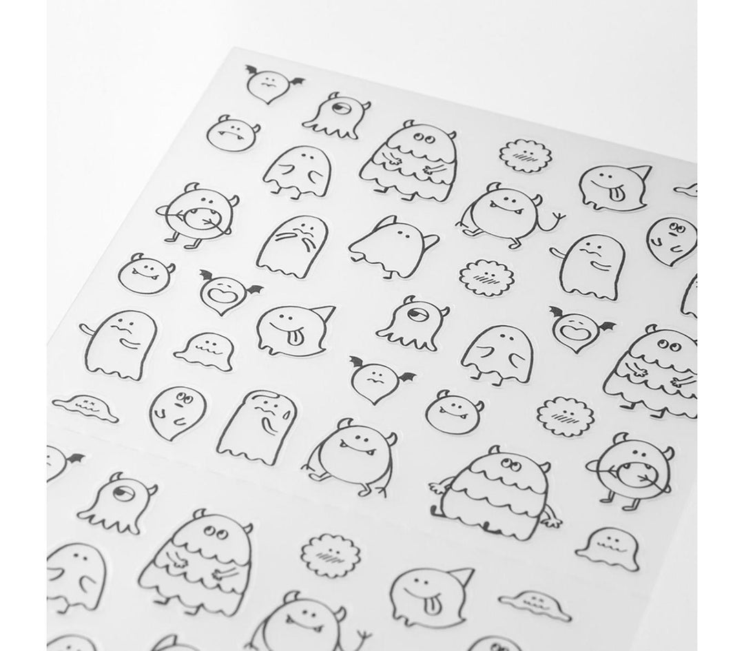 Midori Notebook Sticker - Monsters — detail view