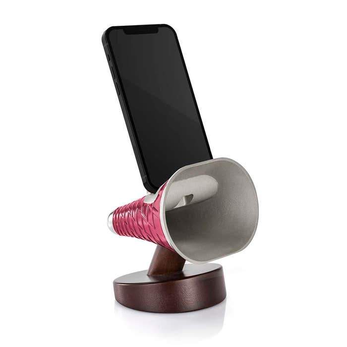Royal Selangor Phonos Flare Amplifier — flat lay