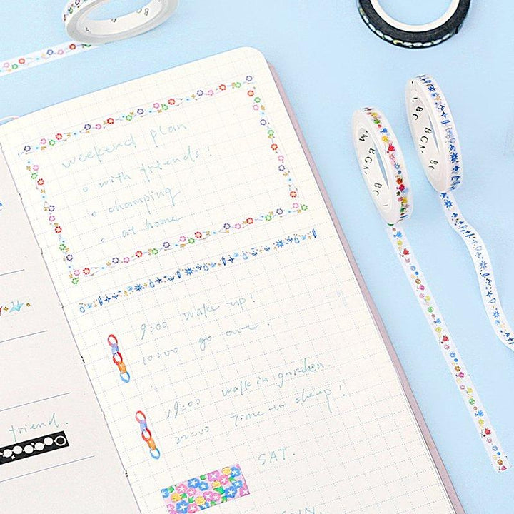 BGM Little Morning Glory Masking Tape — roll side