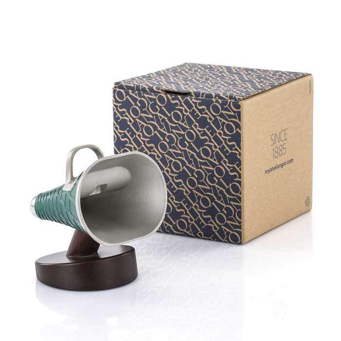 Royal Selangor Phonos Flare Amplifier — flat lay