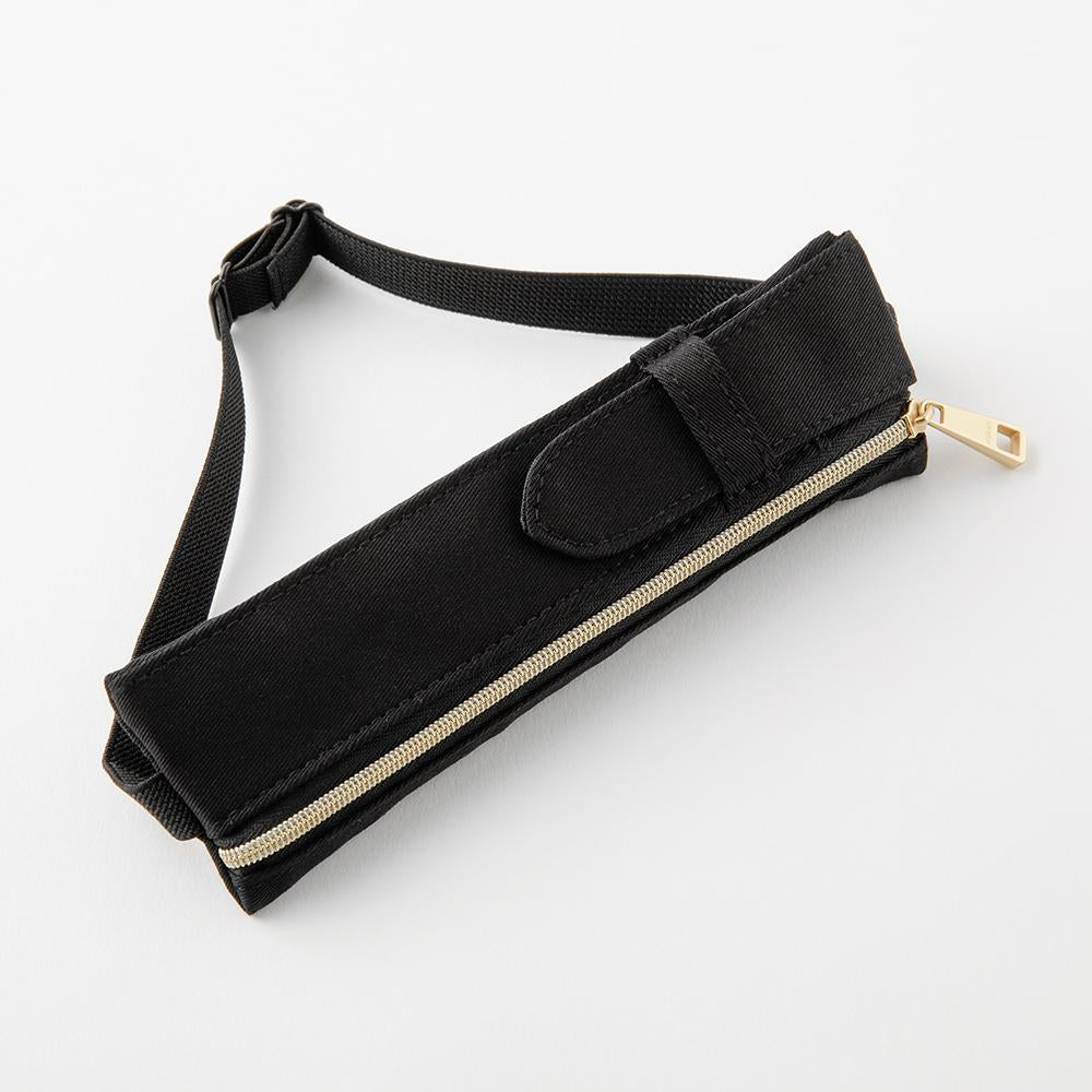 Midori Book Band Pen Case For B6 A5 Notebook Khaki — detail view