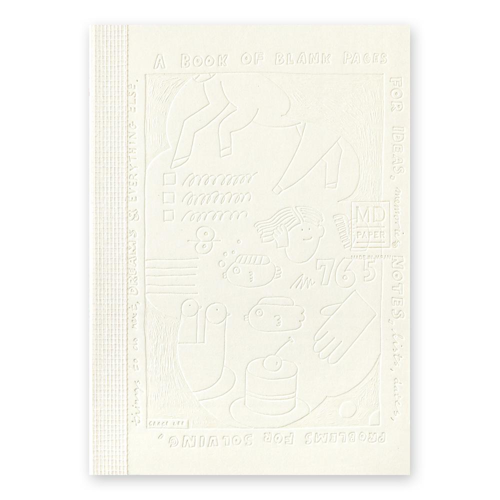 MD Notebook 15th Anniversary Grace Lee A6 Blank Notebook (Limited Edition) — open spread
