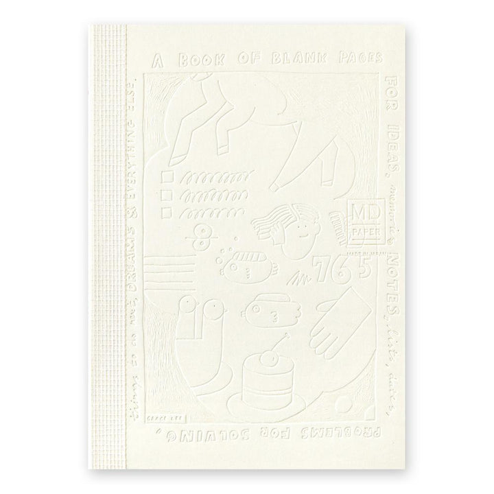 MD Notebook 15th Anniversary Grace Lee A6 Blank Notebook (Limited Edition) — open spread