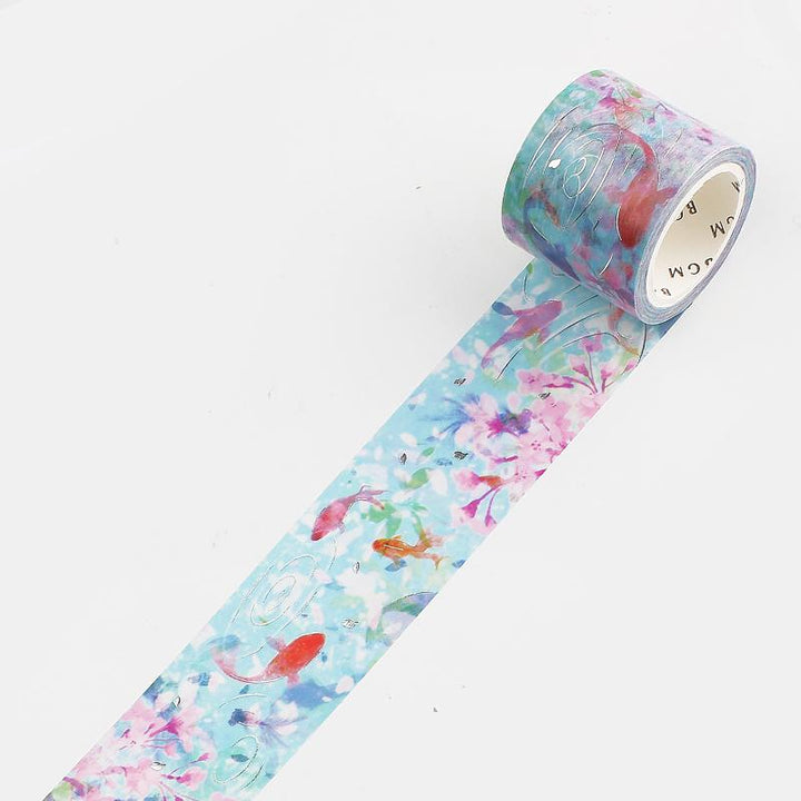BGM Sakura Goldfish Masking Tape — pattern detail