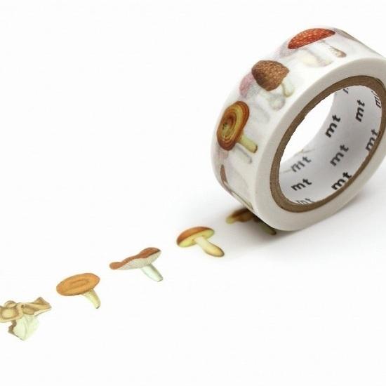 MT EX Washi Tape Mushroom — pattern detail