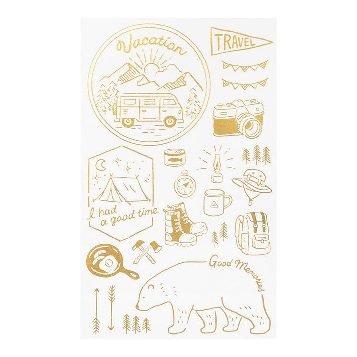Midori Foil Transfer Sticker - Outdoor — side view