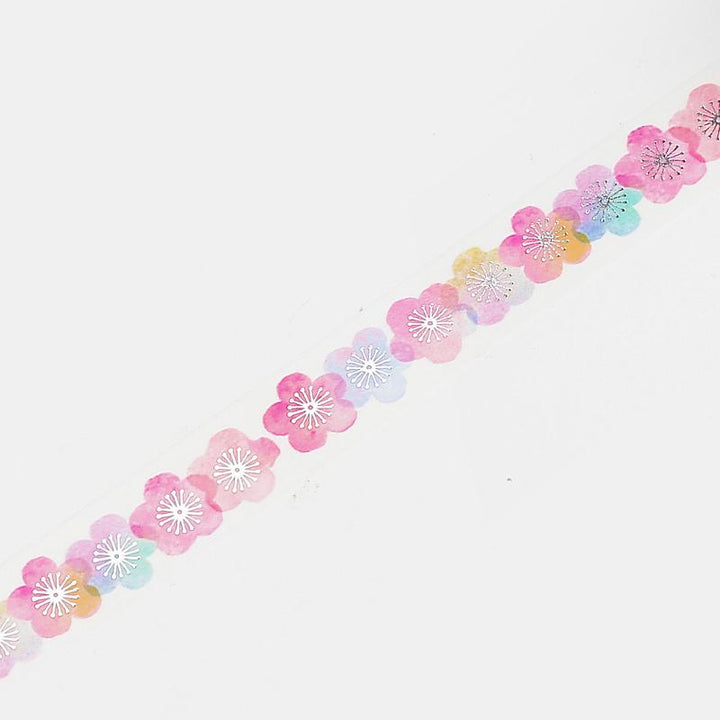 BGM Sakura Watercolor Masking Tape — applied on surface