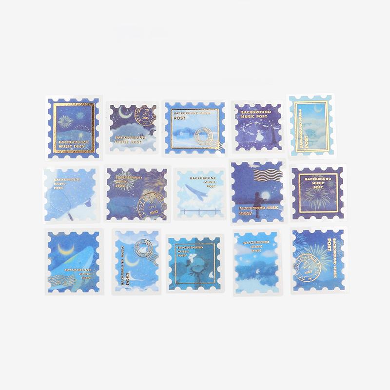 BGM Post Office Galaxy Tour Flake Seal — side view