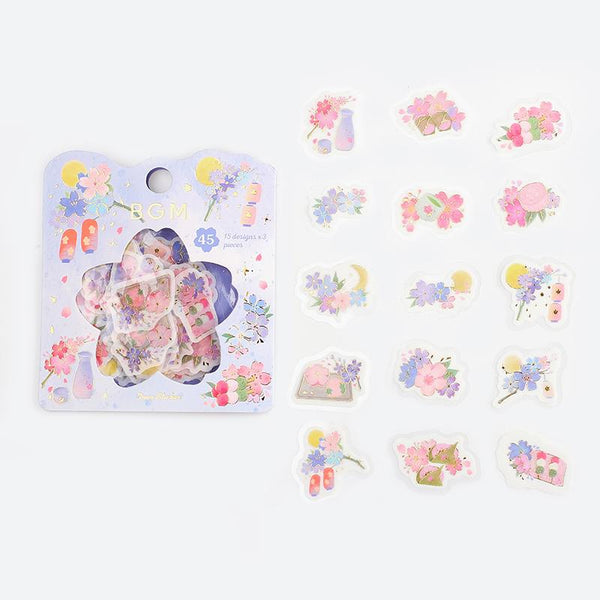 BGM Sakura Moonlight Flake Seal — front view