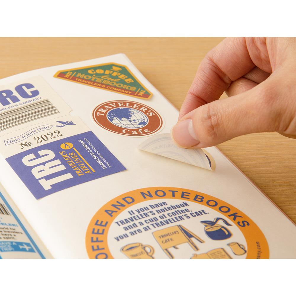 TRAVELER’S notebook Refill 031 (Regular size) - Sticker Release Paper — spine view