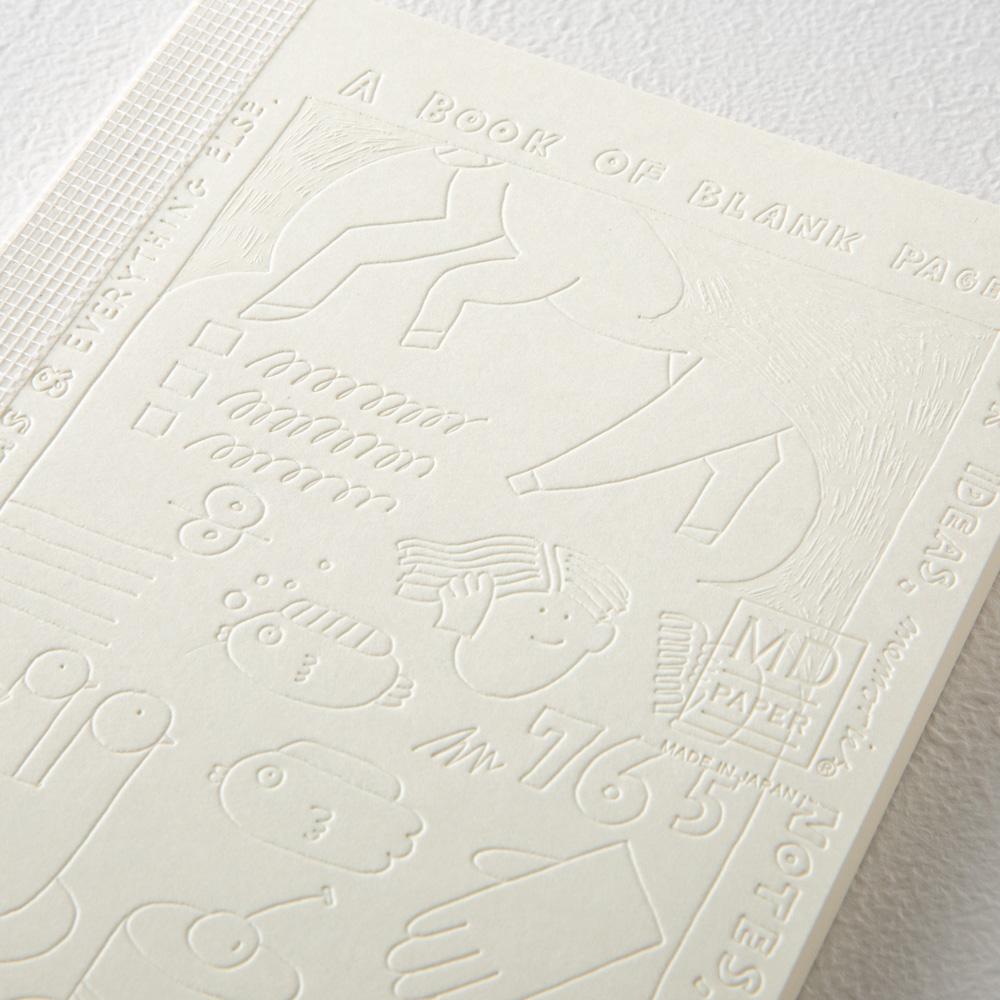 MD Notebook 15th Anniversary Grace Lee A6 Blank Notebook (Limited Edition) — ruling detail