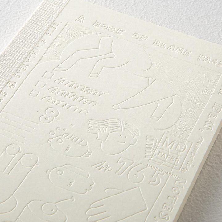 MD Notebook 15th Anniversary Grace Lee A6 Blank Notebook (Limited Edition) — ruling detail