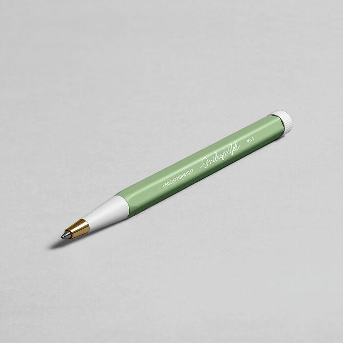 Leuchtturm1917 Drehgriffel Nr. 1 Gel Pen - Sage — flat lay