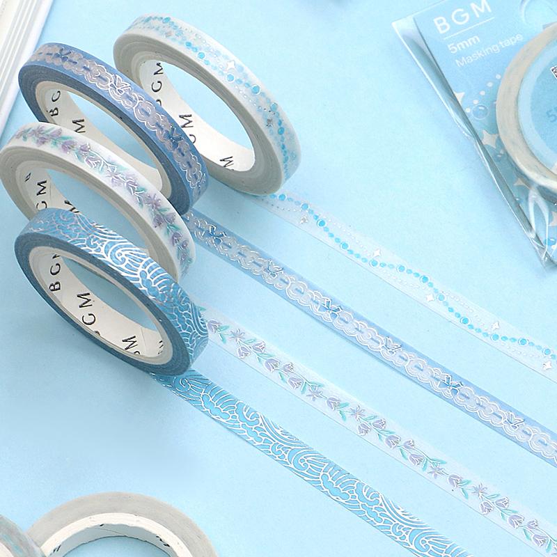 BGM Blue Pearl Masking Tape — with packaging