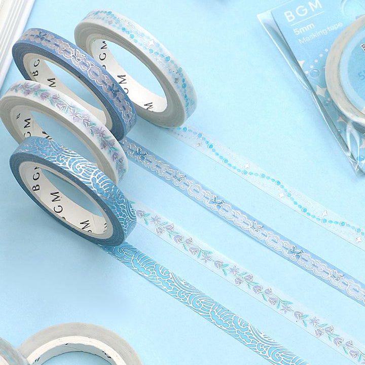 BGM Blue Pearl Masking Tape — with packaging
