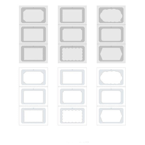 Midori Stickers Book For Paintable Stamp - Natural Colors — with packaging