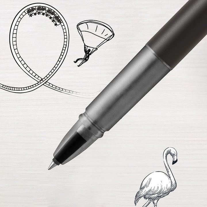 Parker Vector XL Rollerball Pen - Black — barrel detail