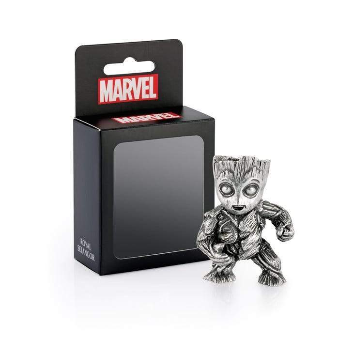 Royal Selangor Marvel Comics Groot Mini Figurine — flat lay