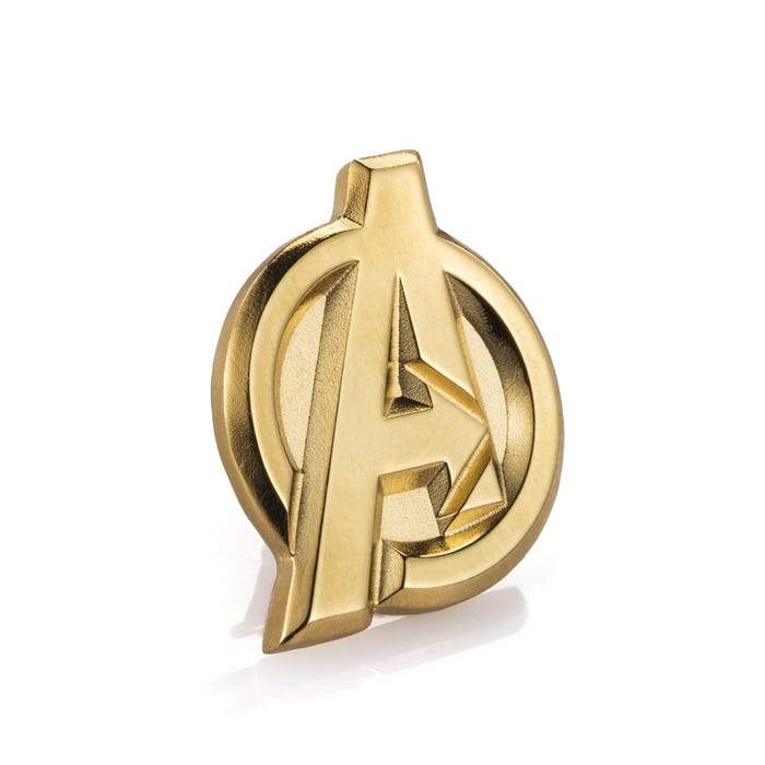Royal Selangor Marvel Comics Lapel Pin — flat lay