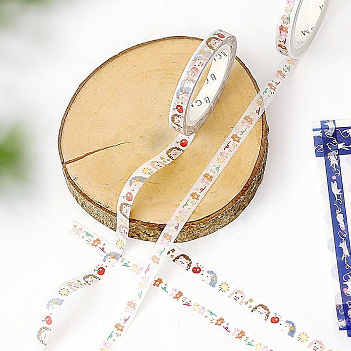 BGM Gold Playing Cat Masking Tape — roll side