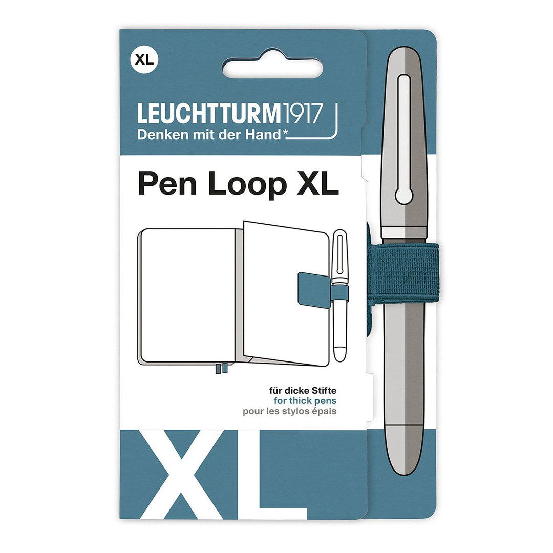 Leuchtturm1917 Pen Loop XL - Stone Blue — front view