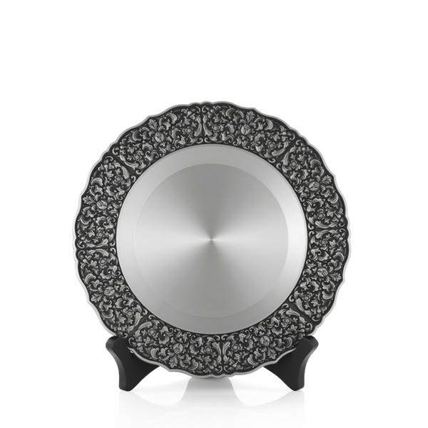 Royal Selangor Classic Expressions Satin Plate — front view