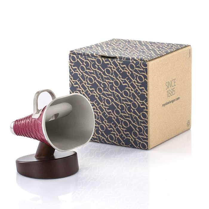 Royal Selangor Phonos Flare Amplifier — flat lay