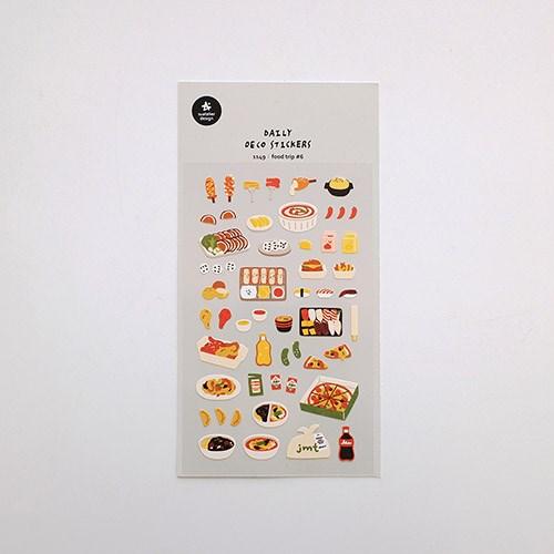Suatelier Daily Deco Stickers - Sticker Food Trip 6 — side view
