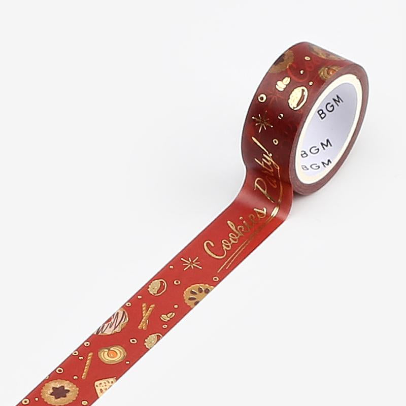BGM Christmas Cookies Masking Tape — roll front