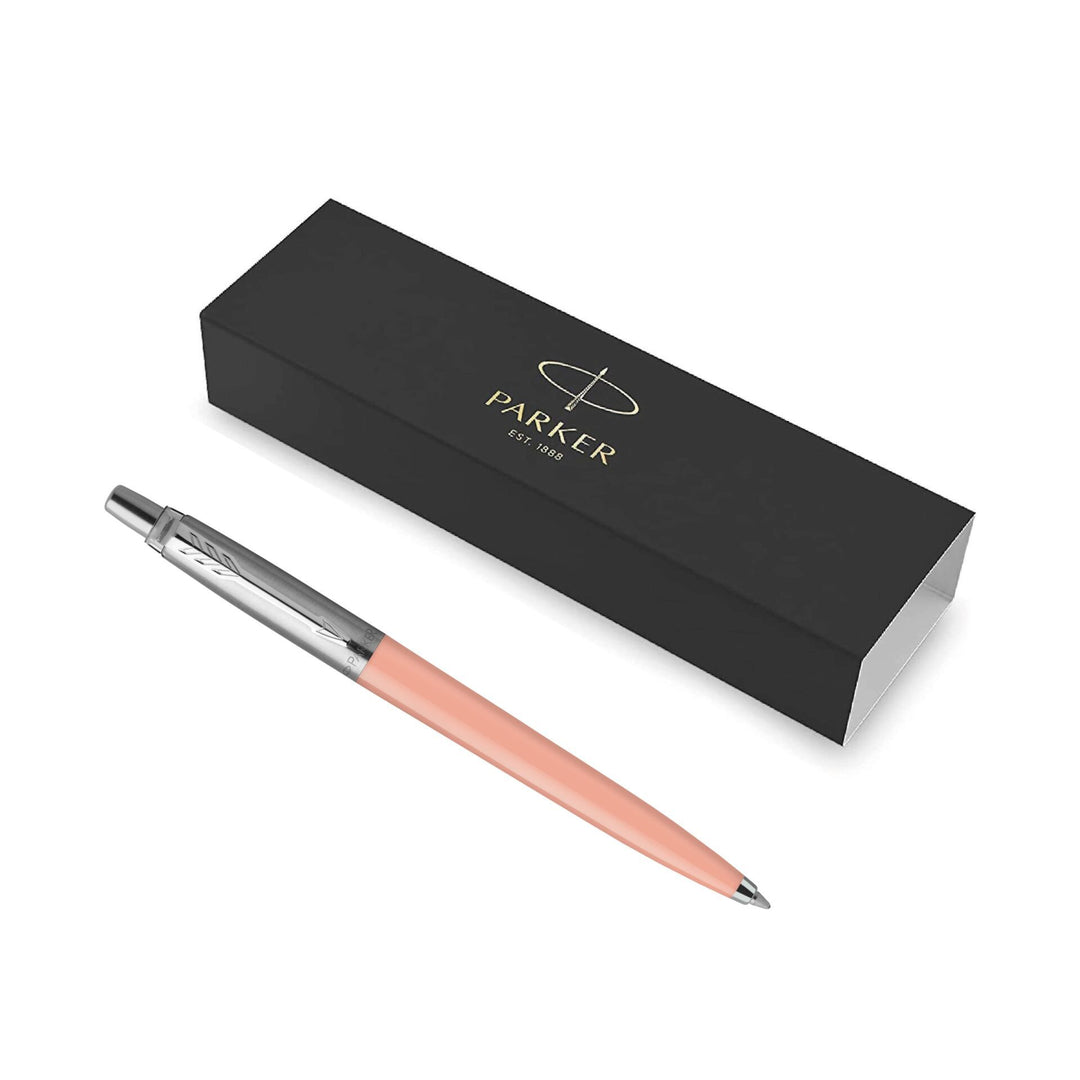 Parker Jotter Originals Ballpoint Pen - Pink Blush — flat lay