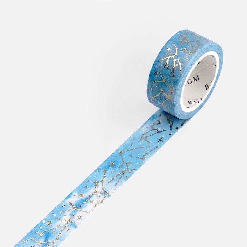 BGM Special Constellation Aozora Masking Tape — roll front