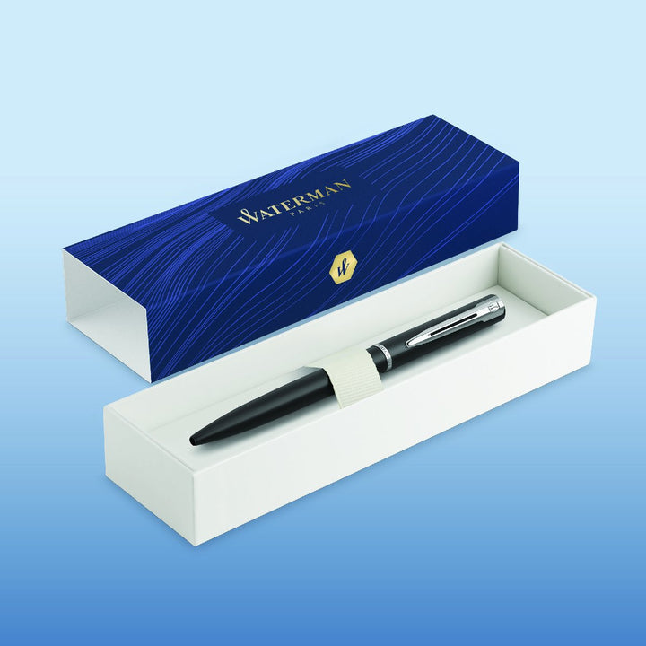 Waterman Allure Ballpoint Pen + Pen Sleeve Gift Set — flat lay
