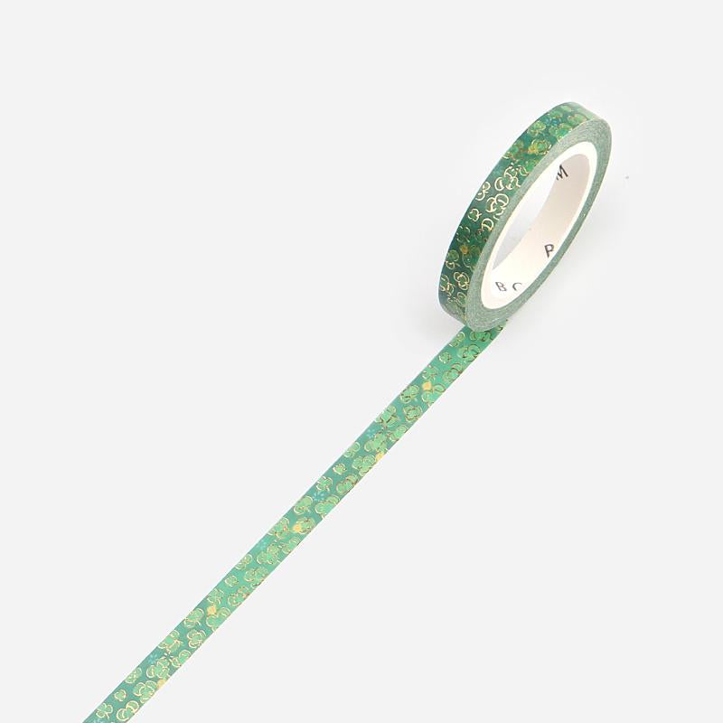 BGM Green Clover Masking Tape — pattern detail