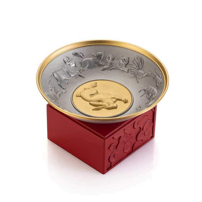 Royal Selangor 2023 Year of the Rabbit Wealth Bowl — side view