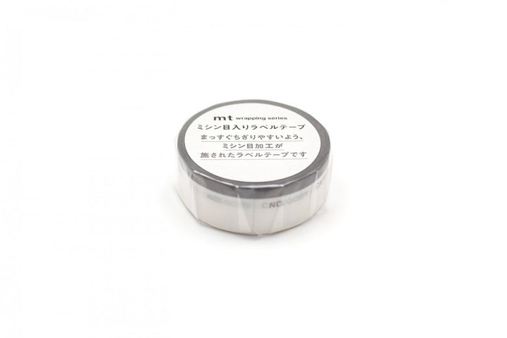 MT Perforated Label Tape - Number &amp; Category — applied on surface