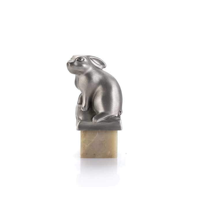 Royal Selangor 2023 Year of the Rabbit Seal — flat lay