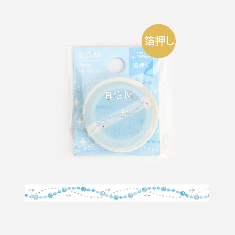 BGM Blue Pearl Masking Tape — applied on surface