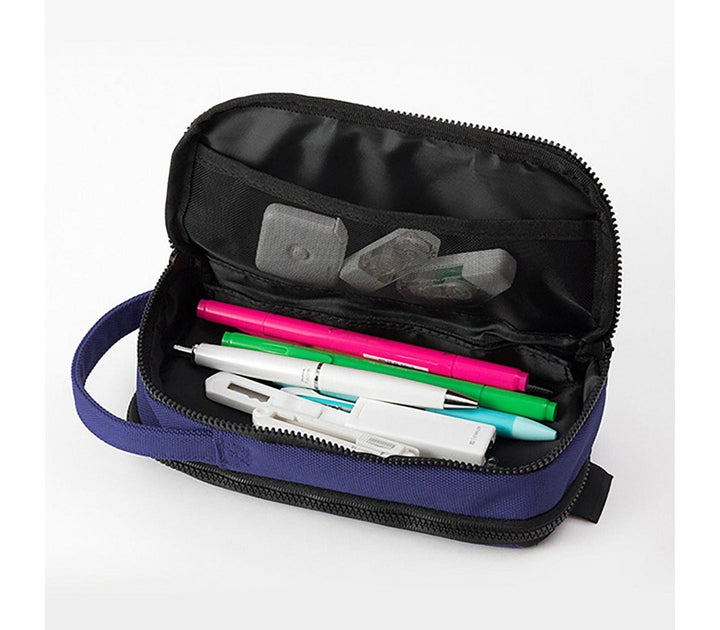 Midori 2 Way Cordura Pouch - Blue — with packaging
