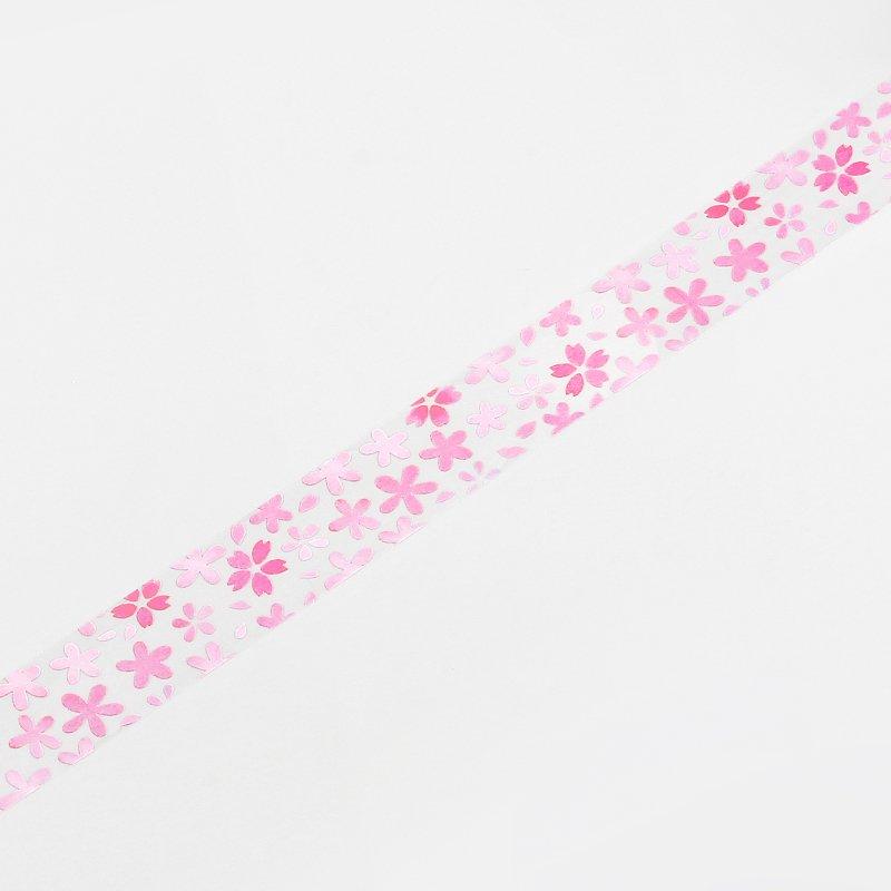 BGM Sakura Maizakura Clear Tape — applied on surface