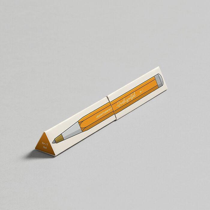Leuchtturm1917 Drehgriffel Nr. 1 Gel Pen - Rising Sun — flat lay