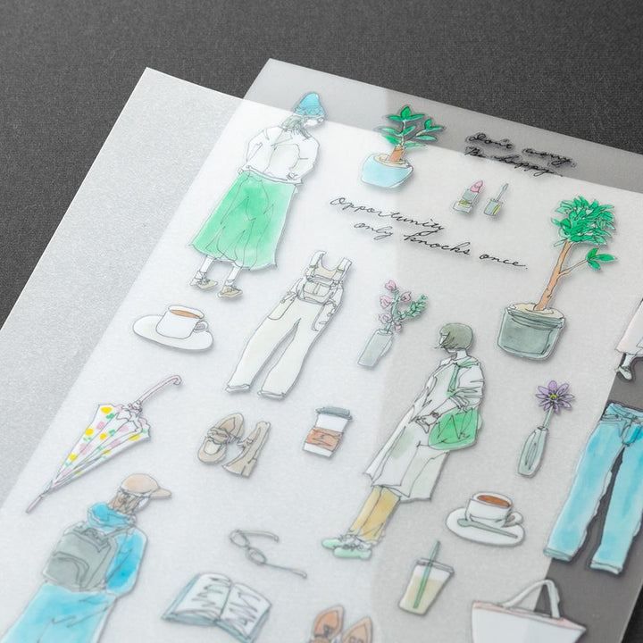 Midori Transfer Sticker - Fashion Motifs — detail view